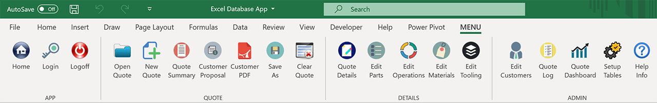 Excel Database Applications Developer